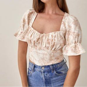 Reformation linen top